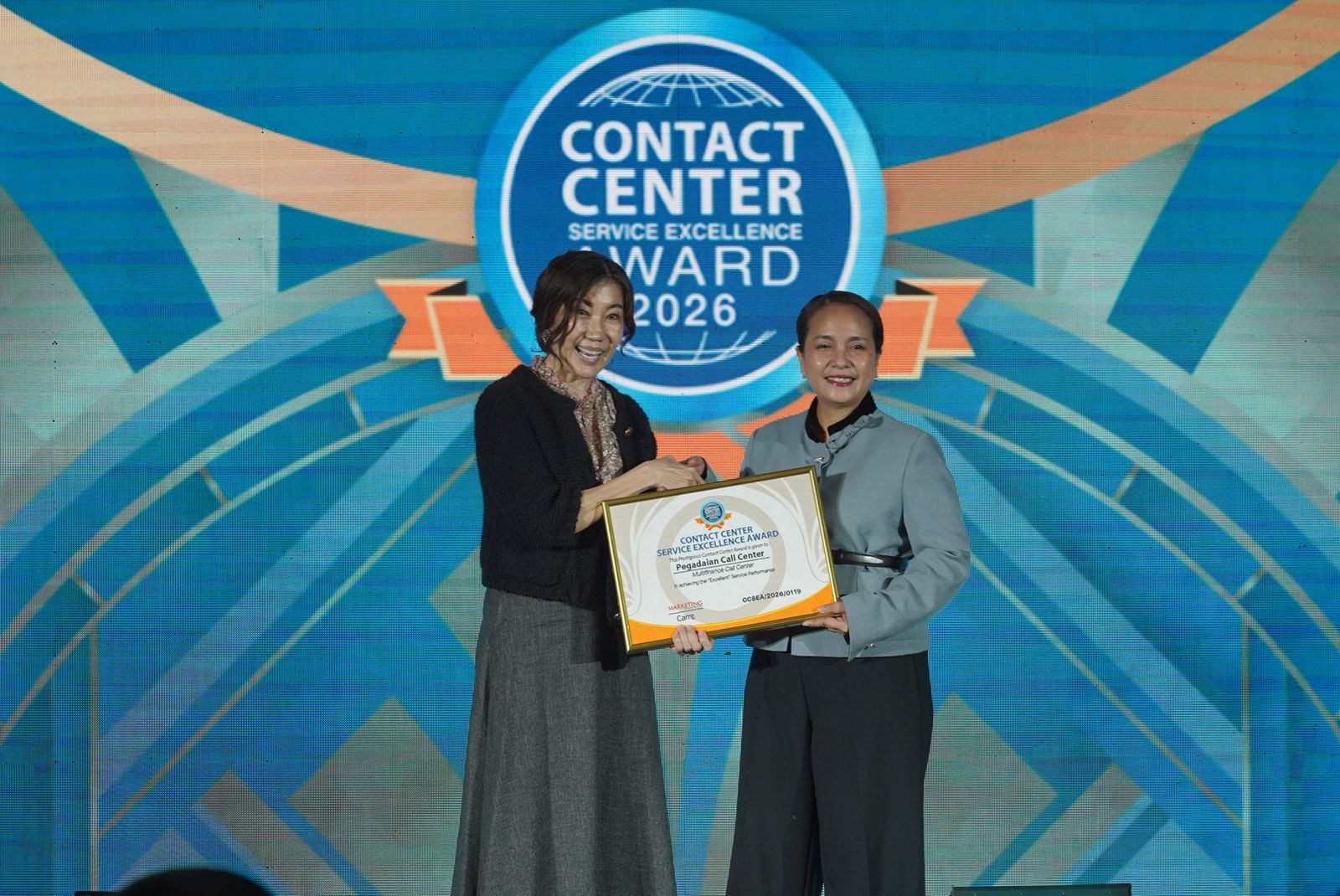 Melayani Sepenuh Hati, Pegadaian Raih Penghargaan Top CX Brand Award 2026.