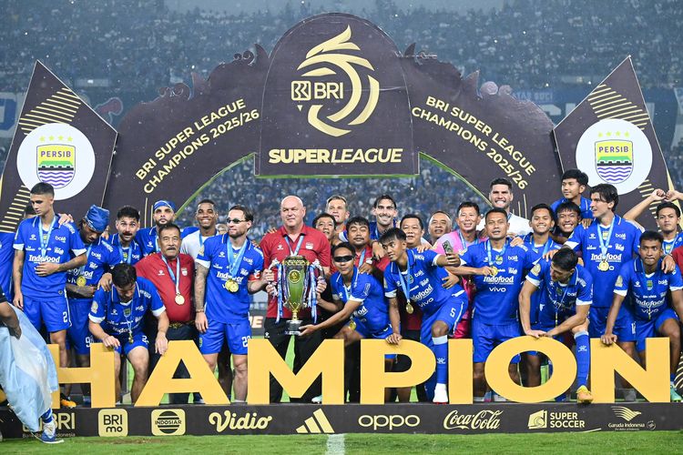 Persib Bandung Hattrick Juara BRI Super League Tahun 2026.